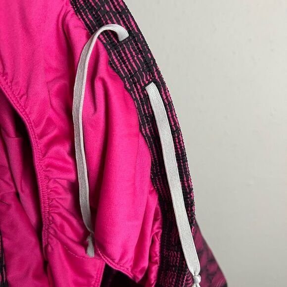 Nike Women's Dri Fit Pink and Black Running Shorts - Picture 9 of 14